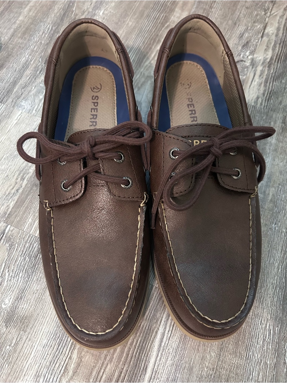 Sperry Casco Bay Boat Shoes Men’s Size 10 Brown Leather Deck Loafers Comfort